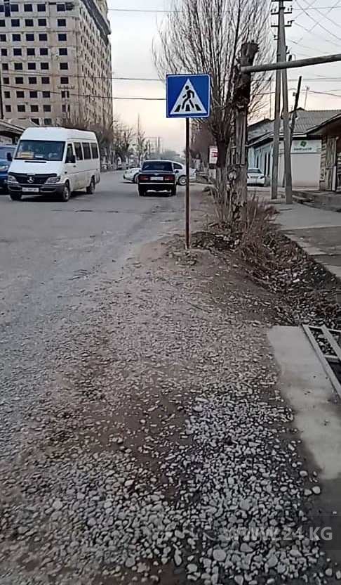 Улица Амира Тимура в Оше