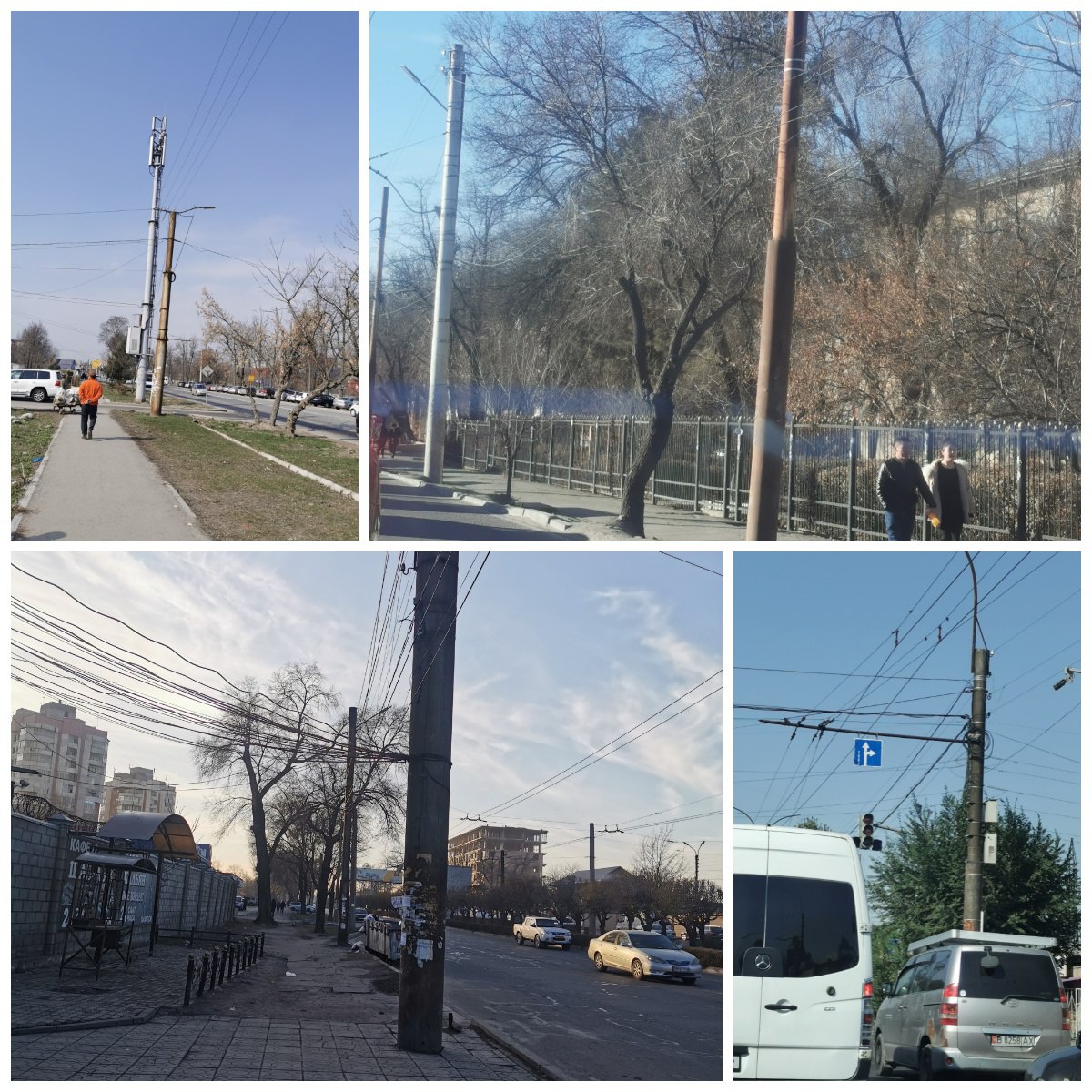Бишкекглавархитектура попросила мэрию привести столбы в эстетический вид