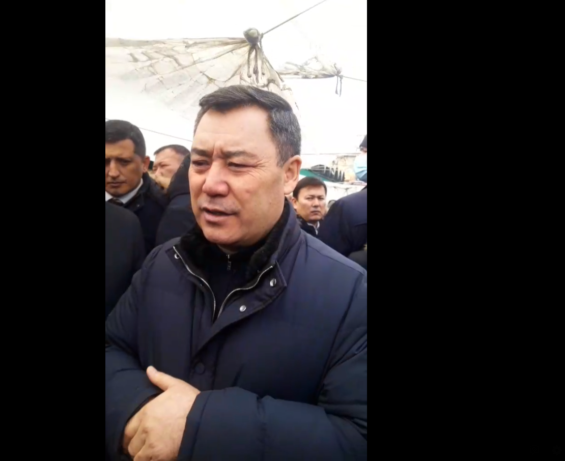 Садыр Жапаров встретился с торговцами