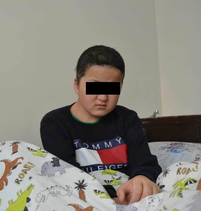 У 14-летнего Эсентура Жанартбек уулу выявили опухоль мозга