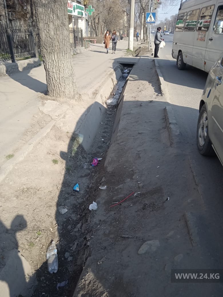 Тротуары в Бишкеке