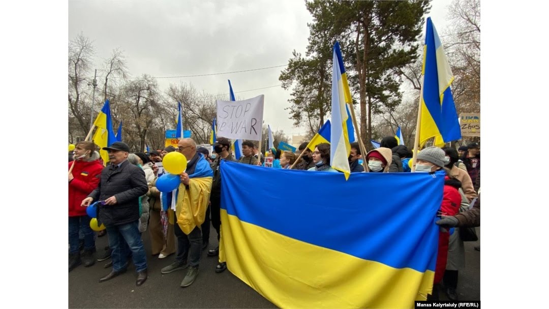 Митинг в Алматы