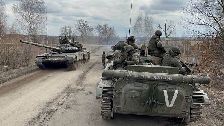Российские войска под Киевом, 7 марта 2022 года