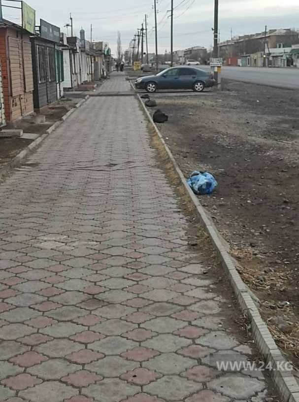 Мусор в Балыкчи