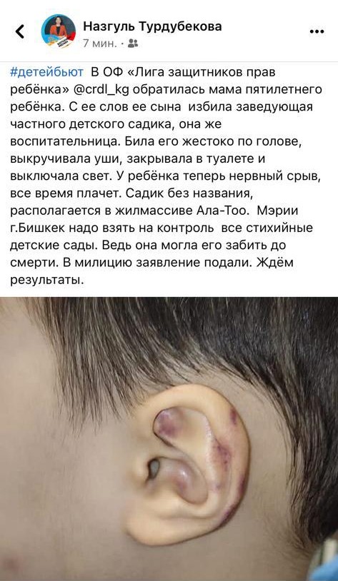 Публикация Назгуль Турдубековой