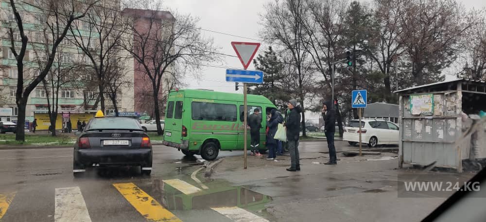 Нарушение ПДД в Бишкеке