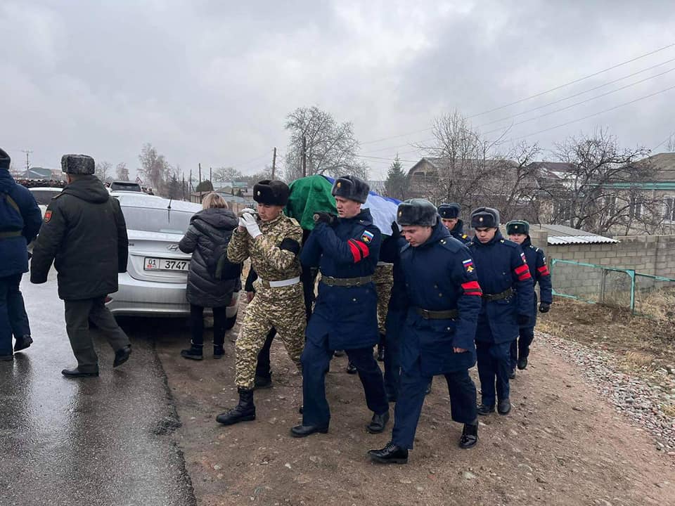 Похороны Эгемберди Дорбоева