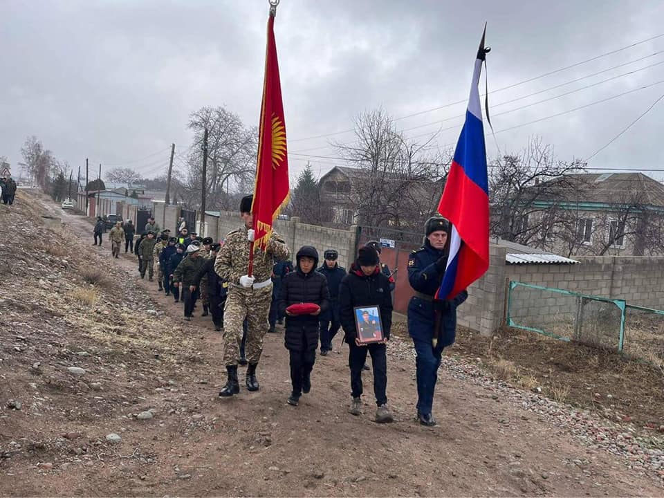 Похороны Эгемберди Дорбоева