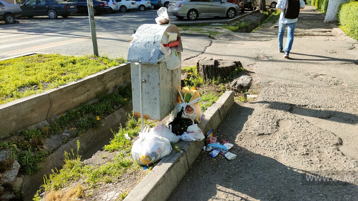 Переполненная урна