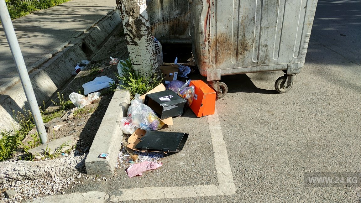 Отходы оставляют на земле