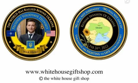 Коллекционные монеты с изображением президента Украины выпустили в США