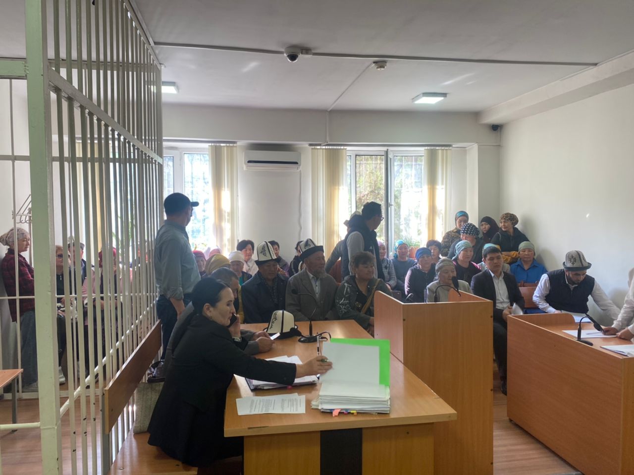 Процесс в Октябрьском районном суде Бишкека