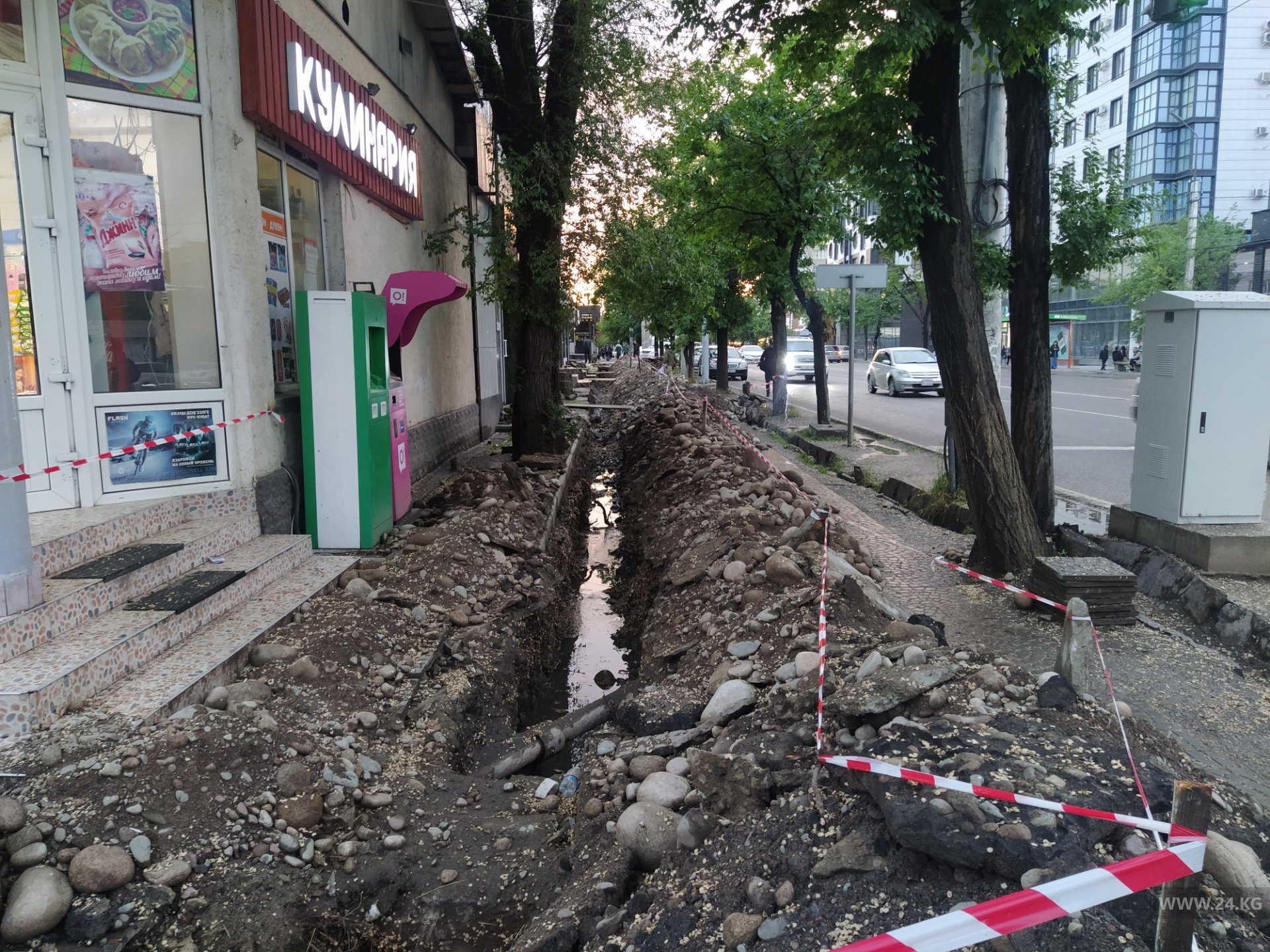 Пересечение улиц Ахунбаева и Токтоналиева