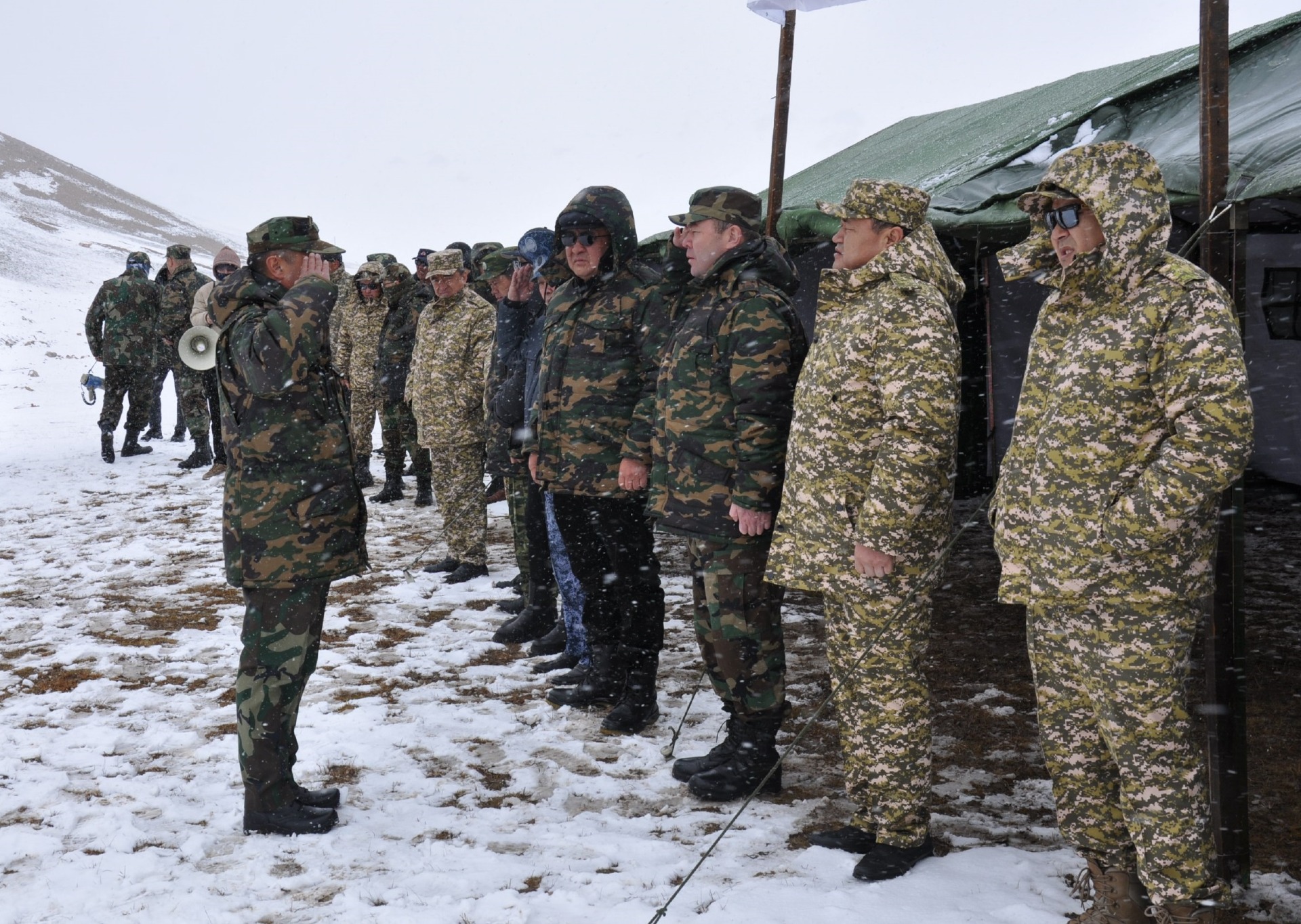 Учения сотрудников ГКНБ