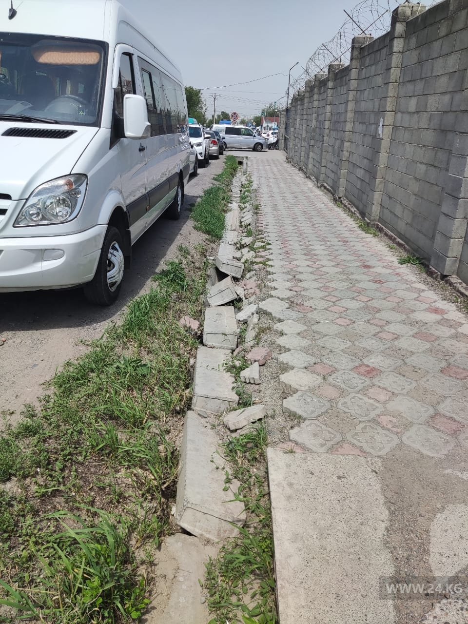 Бордюры в Бишкеке