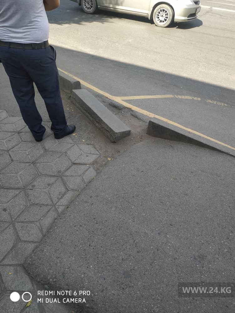 Бордюры в Бишкеке