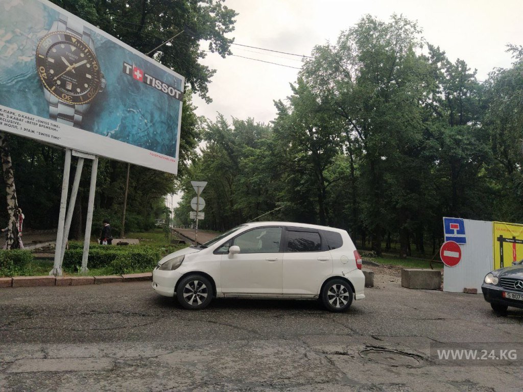 Улица Джантошева в Бишкеке