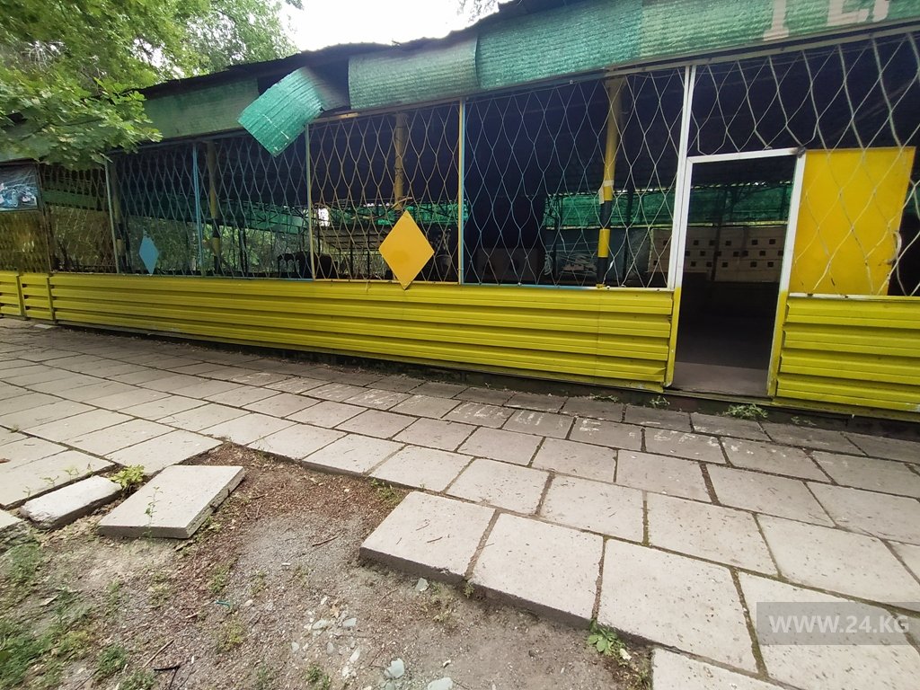 Заброшенный аттракцион в парке имени Ататюрка