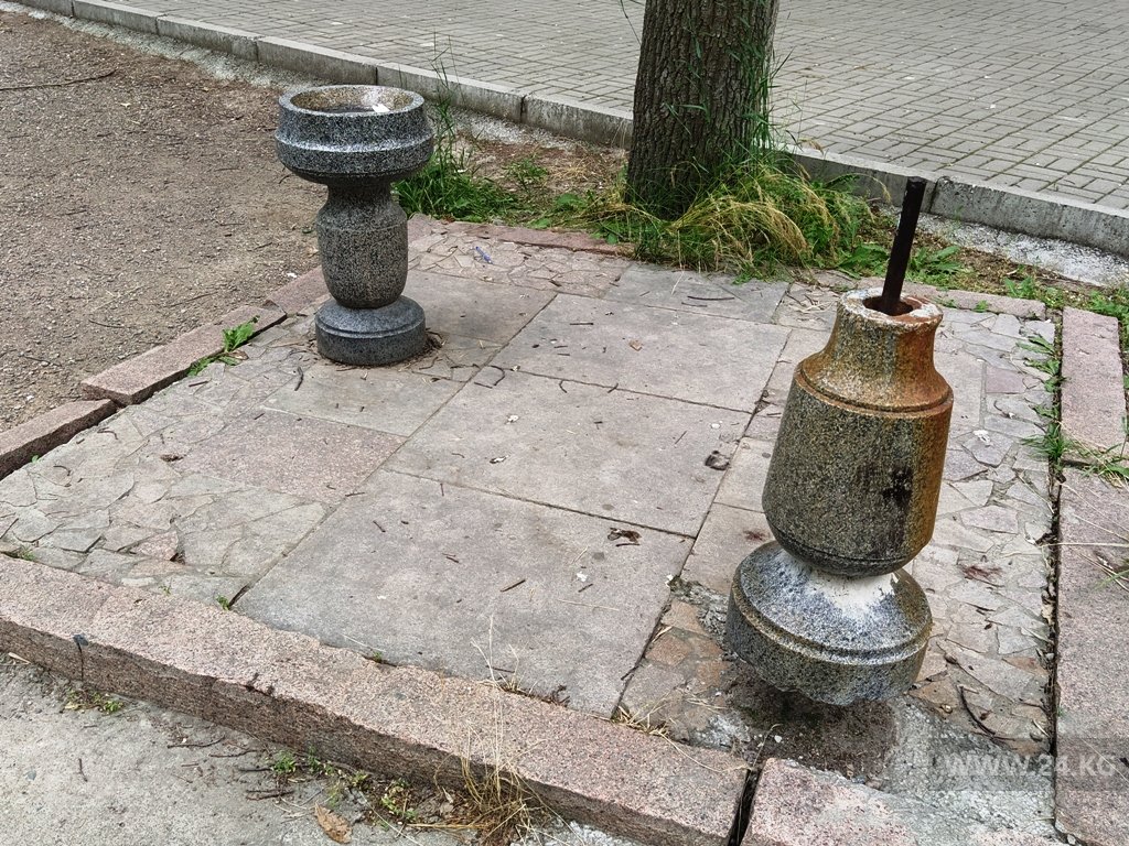 Питьевые фонтанчики в парке имени Ататюрка