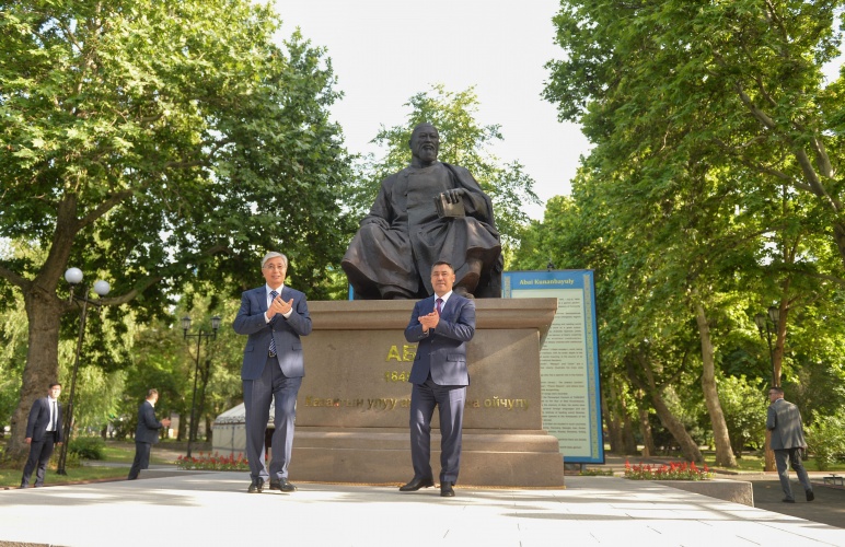 Открытие памятника Абаю Кунанбай уулу