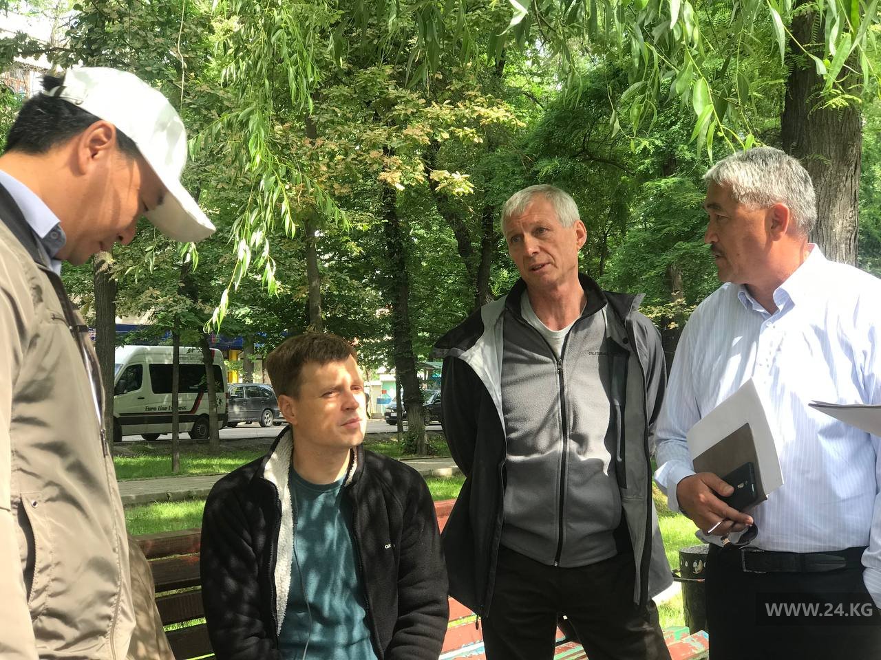 Обследование зараженных деревье