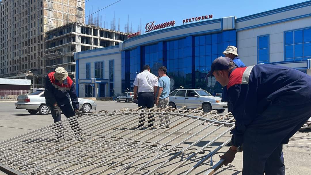 Снос забора