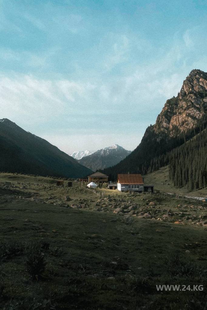 В горах Кыргызстана