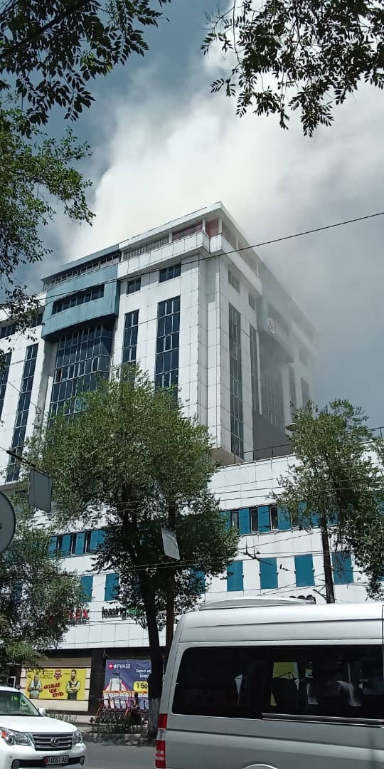Пожар в здании Vefa Center