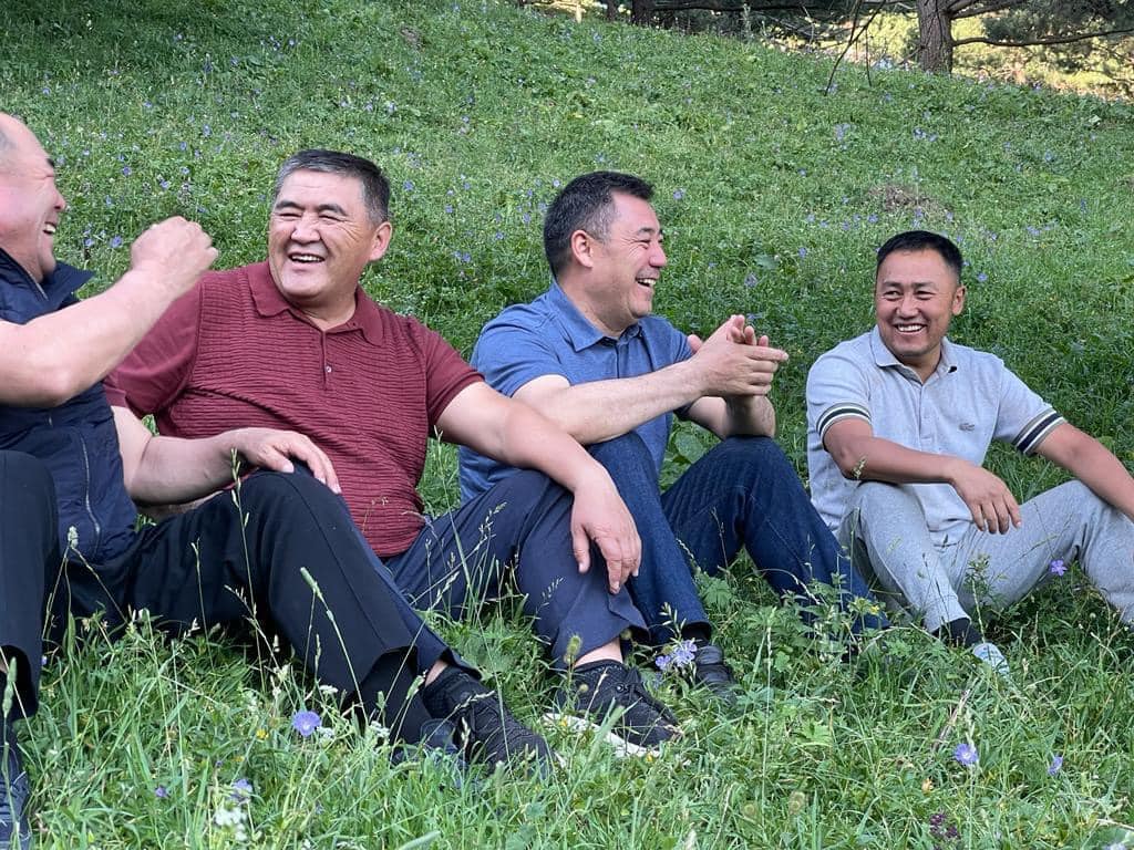 Садыр Жапаров и Камчыбек Ташиев