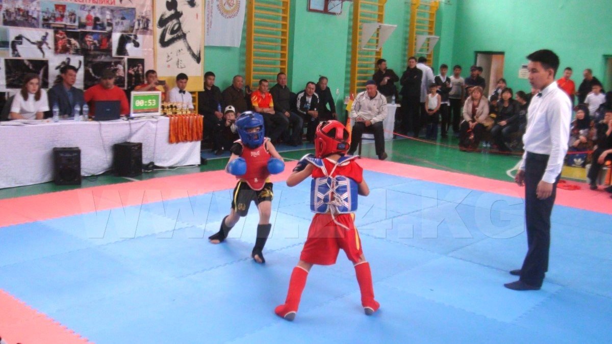 ИА «24.kg». Бой в рамках чемпионата Бишкека по кунг-фу