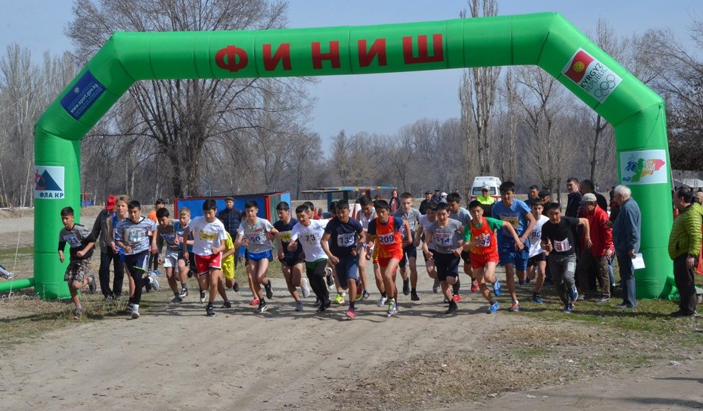 В чемпионате КР по кроссу участвовали 150 атлетов