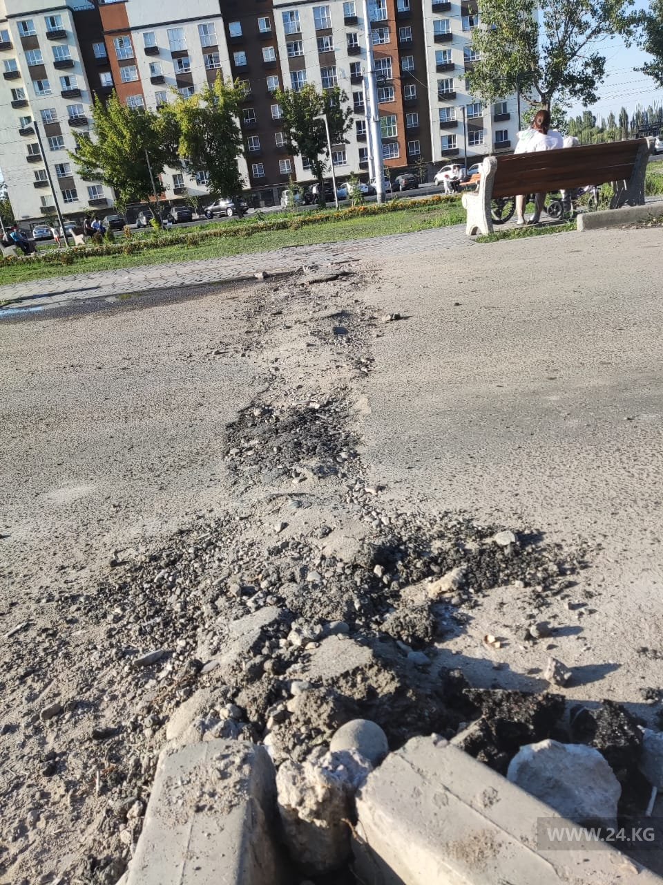 Сквер в микрорайоне «Тунгуч»