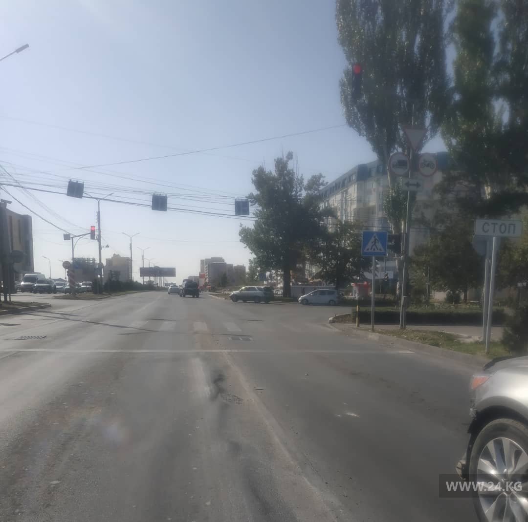 Асфальт на улице Масалиева