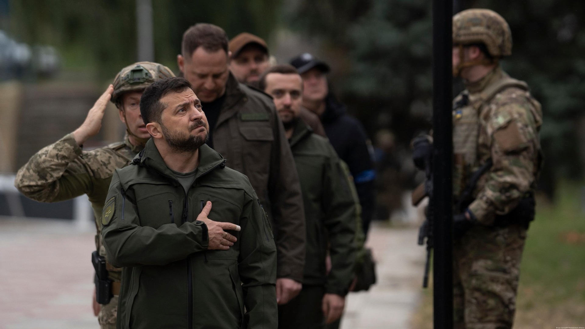 Президент Украины в городе Изюм