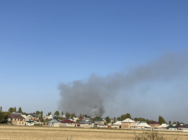 Смог от городской свалки
