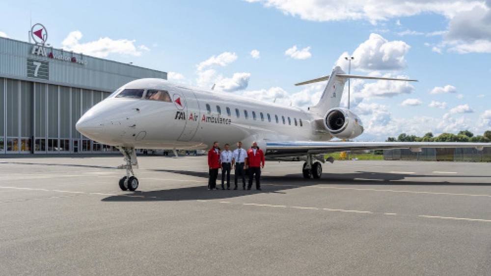 Салон Bombardier Global Express XRS