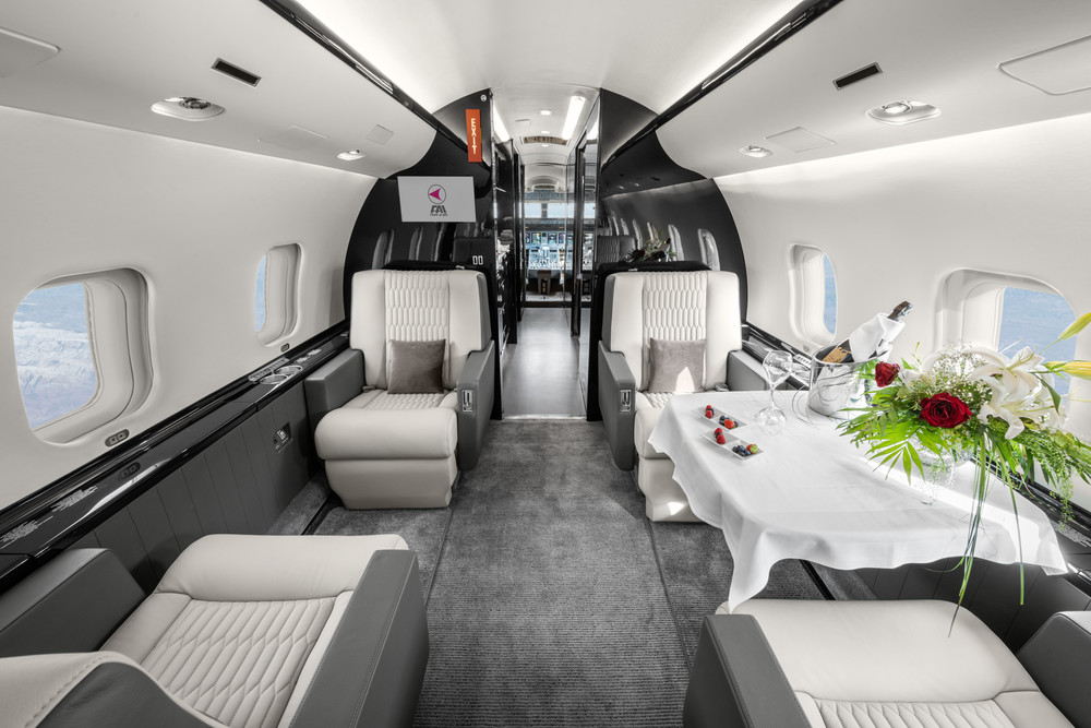 Салон Bombardier Global Express XRS
