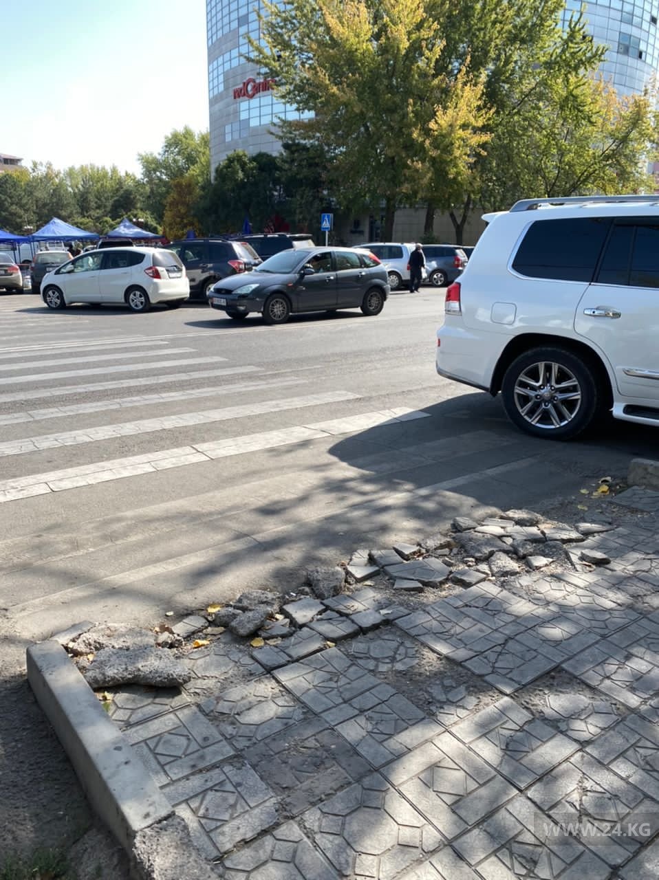 Брусчатка на улице Шопокова