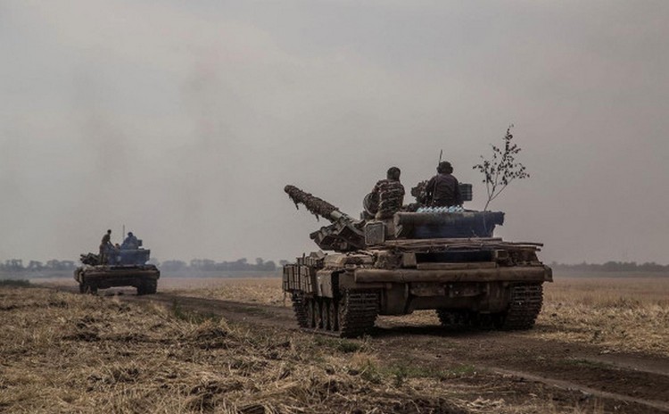 Танковое подразделение в Украине