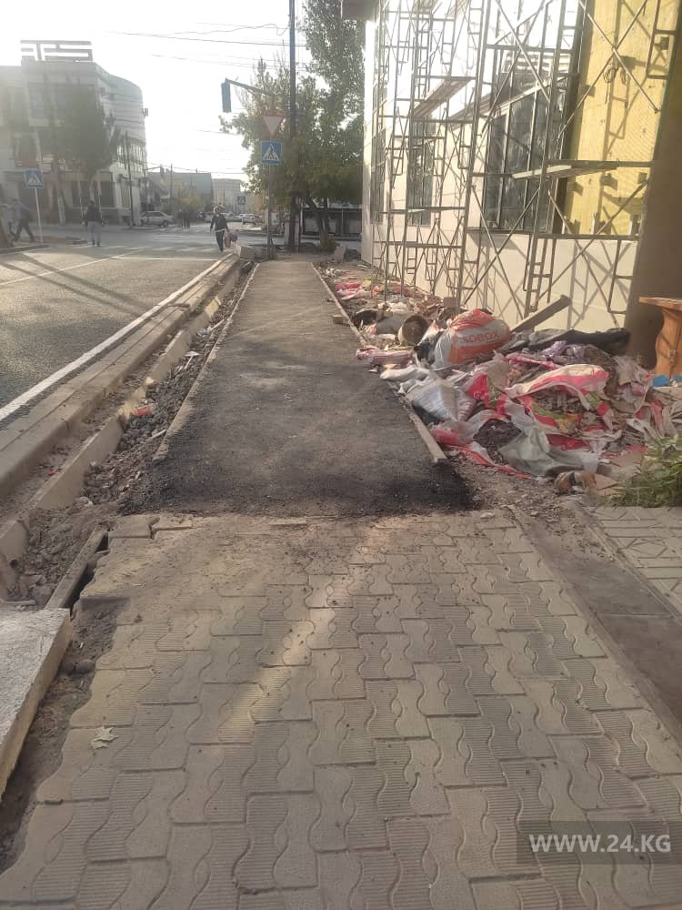 Улица Суванбердиева в Бишкеке