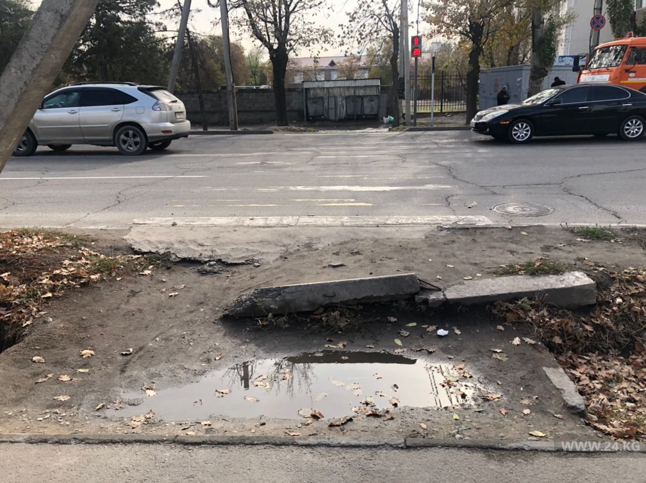 Пешеходный переход в Бишкеке
