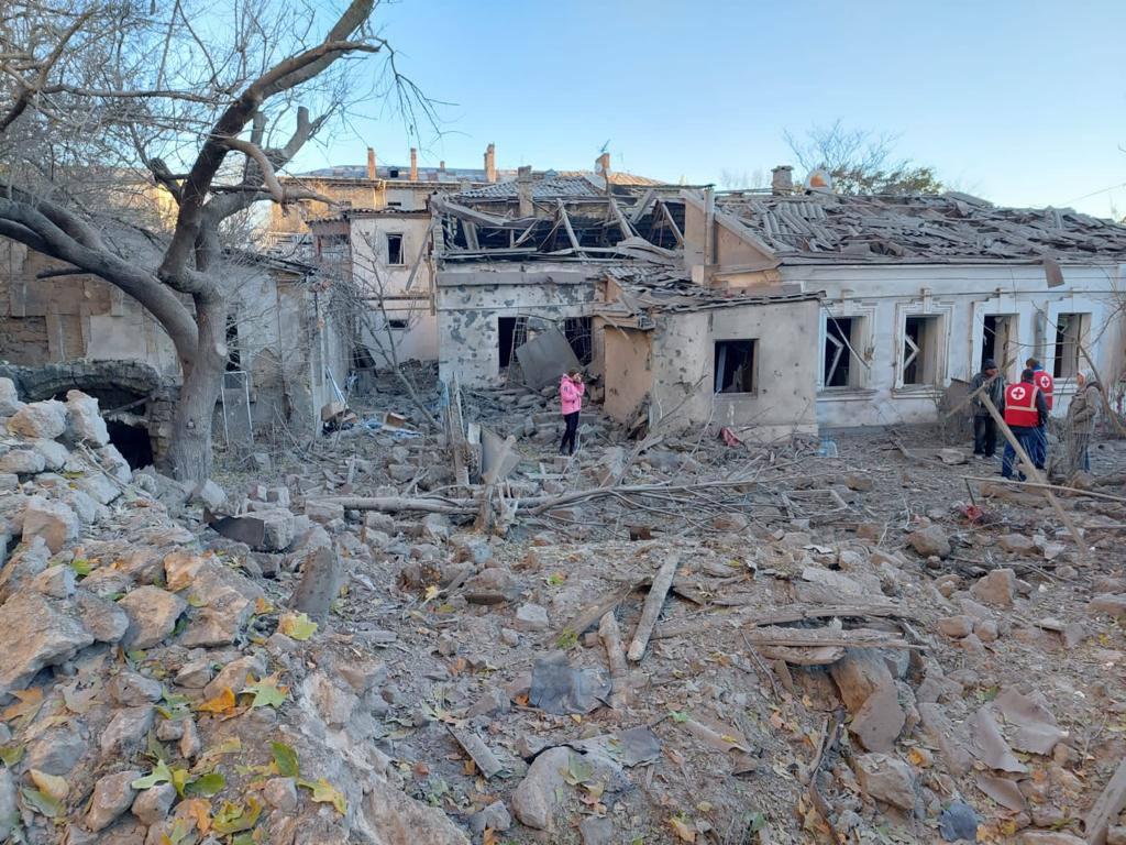 Последствия ракетных ударов в Николаевской области