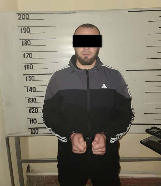 Задержанный подозреваемый в нападении на предпринимателя