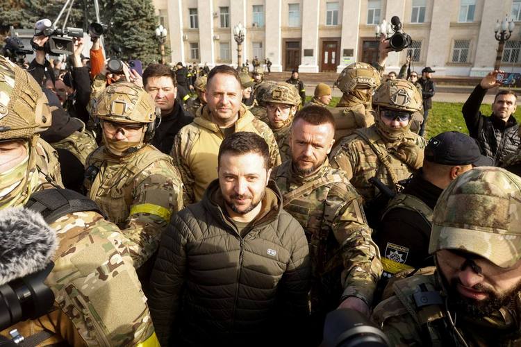 Президент Украины в Херсоне
