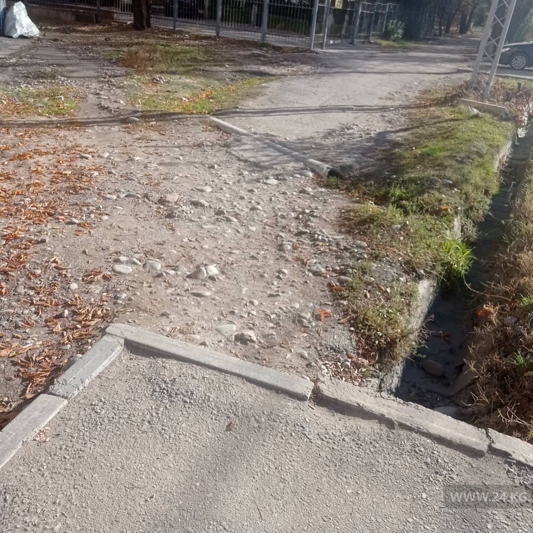 Тротуары в Бишкеке