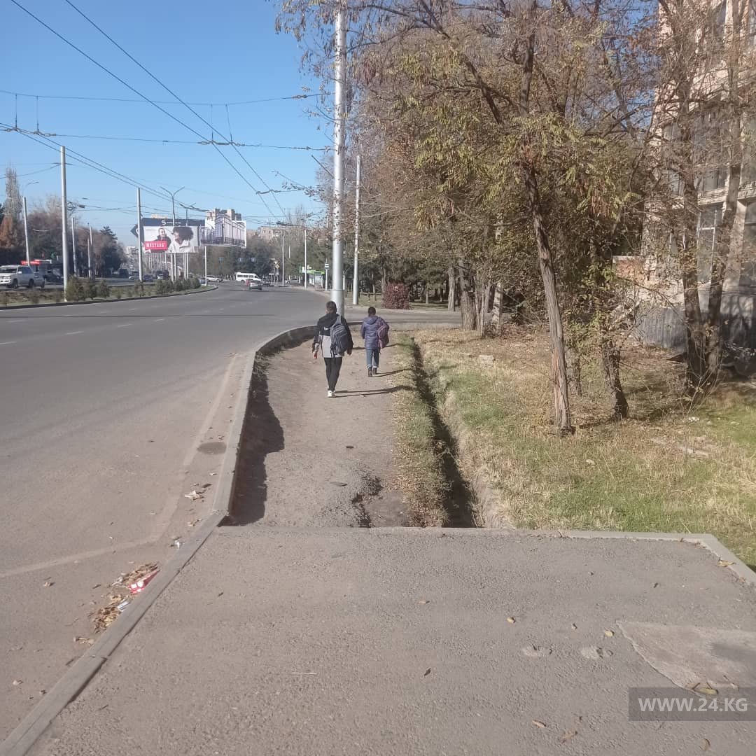 Тротуары в Бишкеке