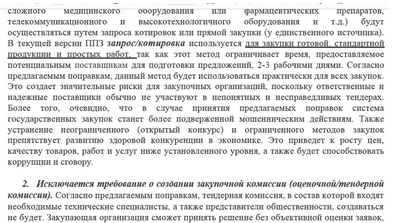 Письмо международных финансовых институтов главе кабмина Акылбеку Жапарову