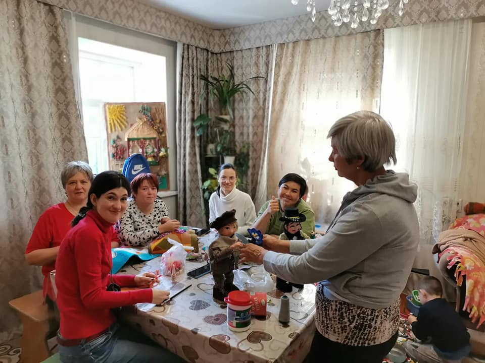 В мастерской фонда