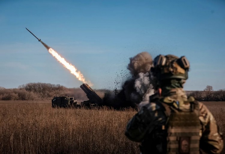 Украинская РСЗО «Буран» в Донецкой области
