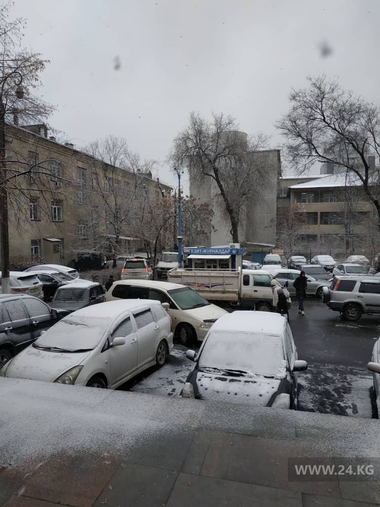 Парковка на территории Нацгоспиталя